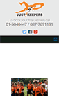 Mobile Screenshot of just4keepers.ie
